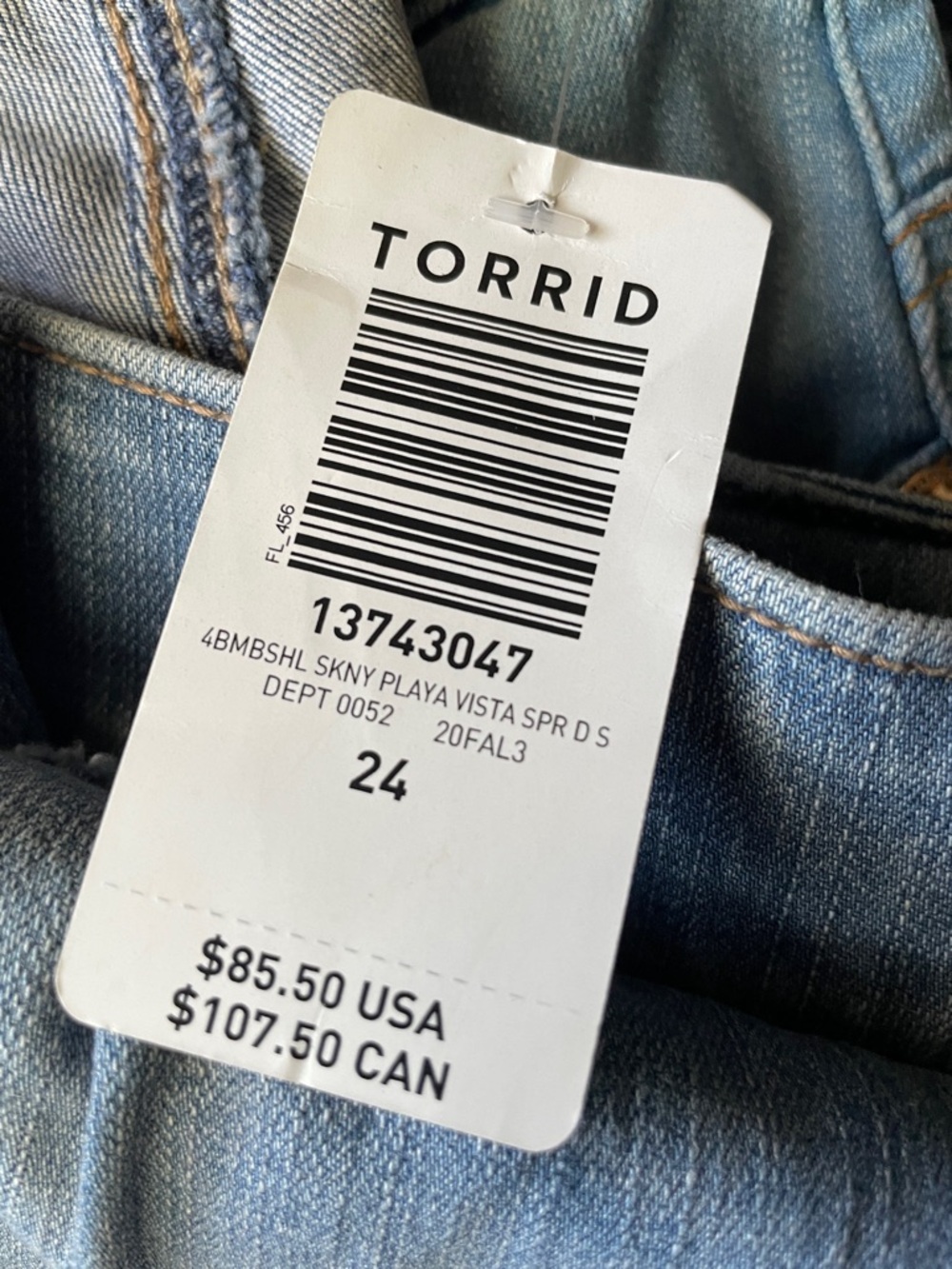Torrid Light Denim Skinny Jeans - Blue